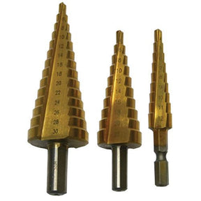 3 Piece Step & Hole Drill Set - PKTool
