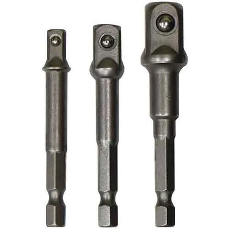 3 Pieces 1/4, 3/8 & 1/2" DR Adaptor Set - PKTool | Universal Auto Spares