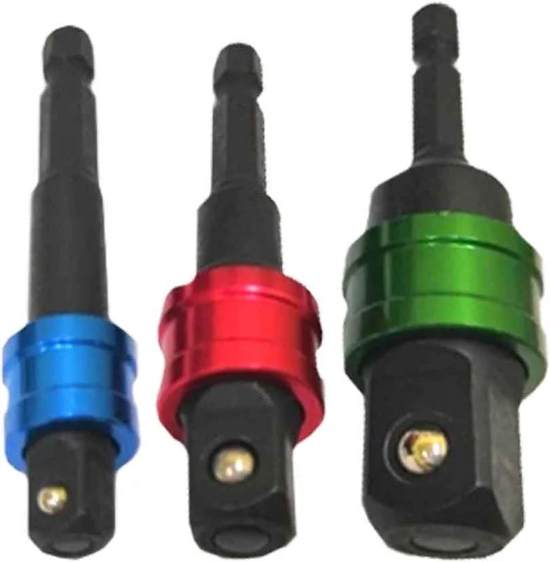 3 Pieces 70mm Quick Release Socket Drill Adaptor - PKTool | Universal Auto Spares