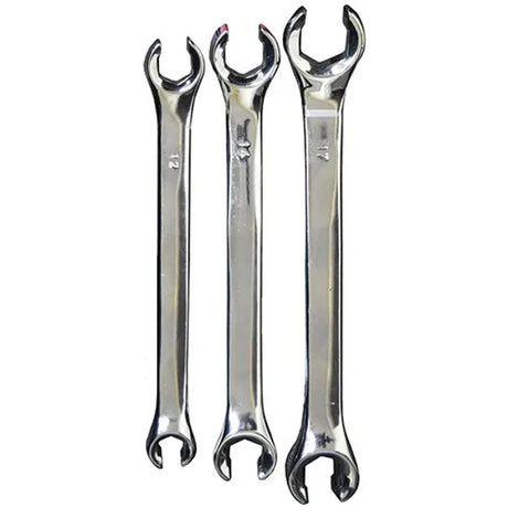 3 Pieces Metric Flare Nut CR-V Spanner Set - PKTool | Universal Auto Spares