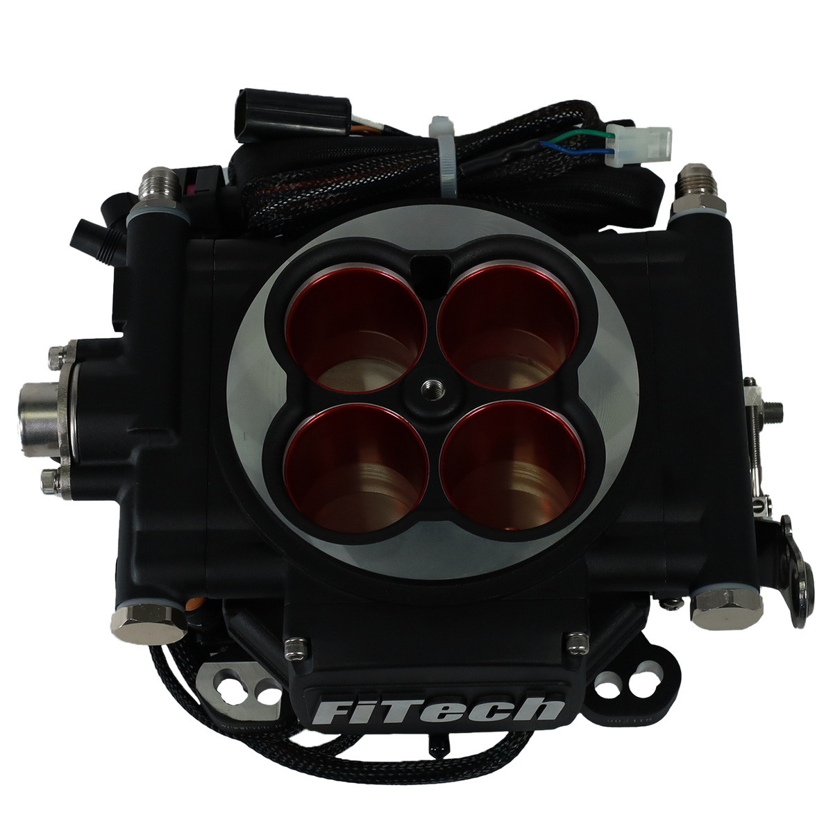 GO EFI 4 600HP Self Tuning Boost Or Nitrous EFI System Matte Black FI30004 - FiTech - Fuel & Ignition - FiTech