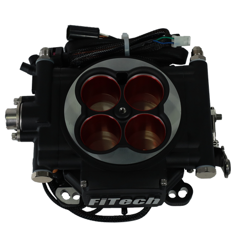 GO EFI 4 600HP Self Tuning Boost Or Nitrous EFI System Matte Black FI30004 - FiTech