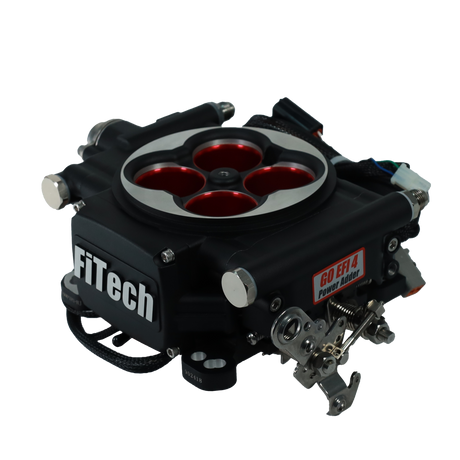 GO EFI 4 600HP Self Tuning Boost Or Nitrous EFI System Matte Black FI30004 - FiTech