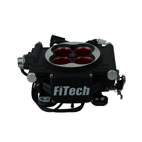 GO EFI 4 600HP Self Tuning Boost Or Nitrous EFI System Matte Black FI30004 - FiTech