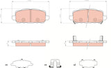 Brake Pad Set, Disc Brake GDB7915DT - TRW