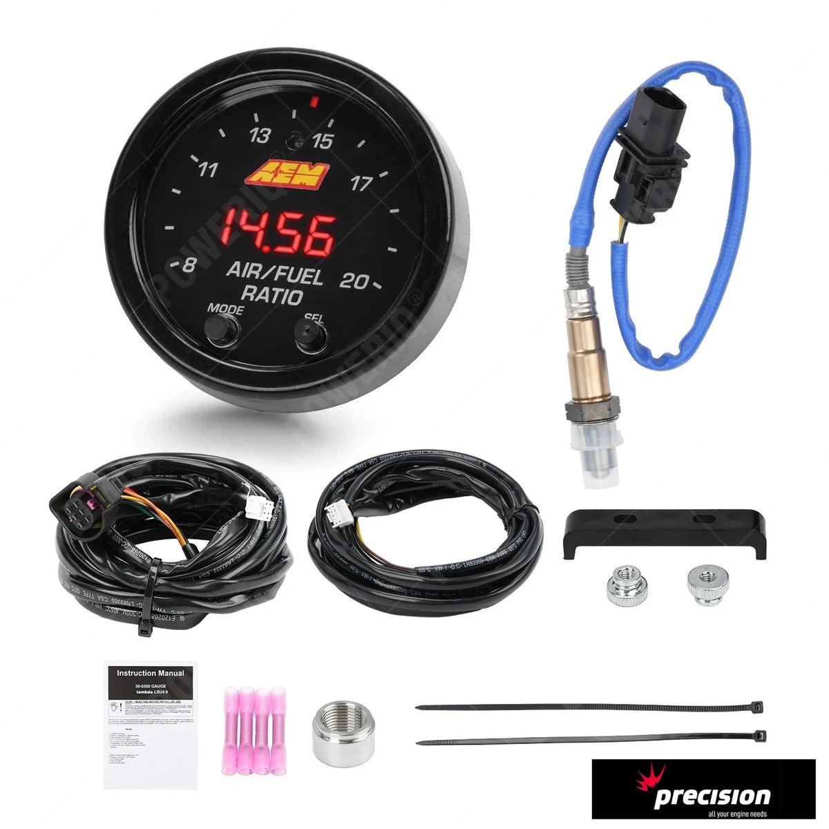 X Series Wideband AFR Gauge 52MM 300300 - AEM - Gauges - AEM