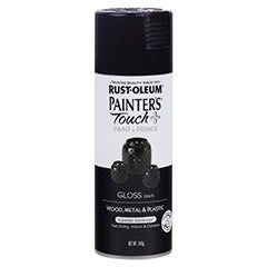 Painter’s Touch Plus Gloss Black Spray 312g - Rust-Oleum | Universal Auto Spares