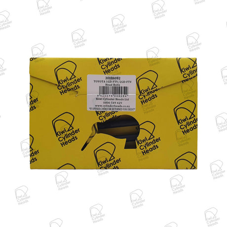 Head Bolt Set Toyota 1GD-FTV / 2GD-FTV 30086092 - Kiwi Cylinder Heads