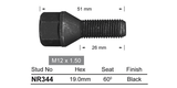 One Piece Stud NR344 - Nice Products | Universal Auto Spares