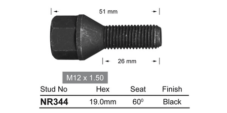One Piece Stud NR344 - Nice Products | Universal Auto Spares