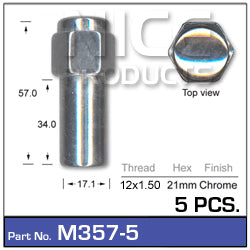 Mag Nuts M357-5 - Nice Products | Universal Auto Spares