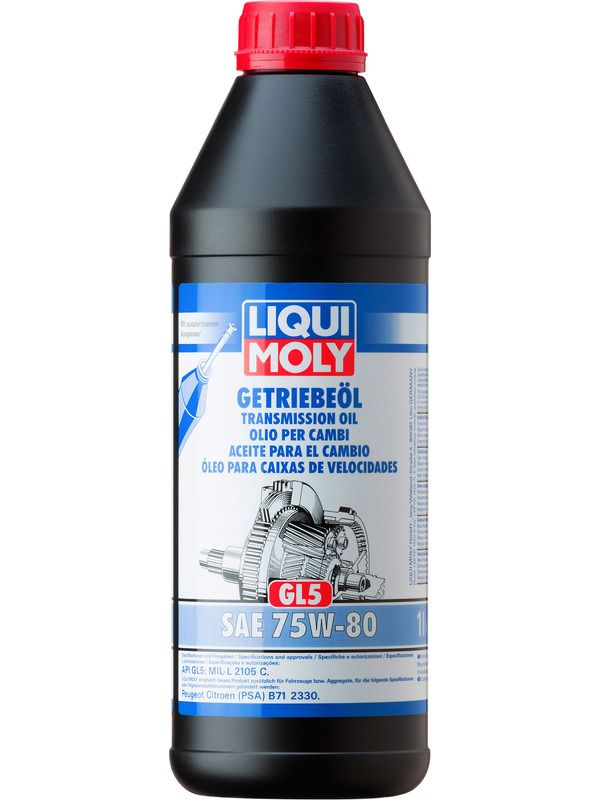 Manual Transmission Oil GL5 75W-80 1L / Gear Oil 1L 3658 - LIQUI MOLY | Universal Auto Spares