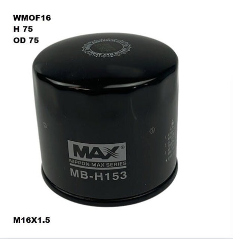 Oil Filter RMZ106 Motorcycle Fits Ducati WMOF16 - Wesfil | Universal Auto Spares