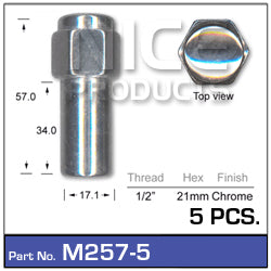 Mag Nuts M257-5 - Nice Products | Universal Auto Spares