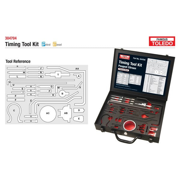 TIMING TOOL KIT 304704 - TOLEDO