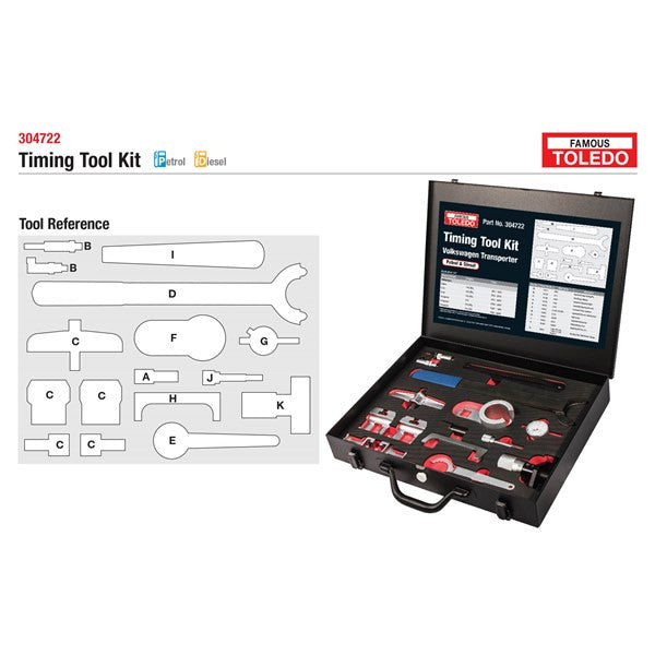 TIMING TOOL KIT 304722 - TOLEDO
