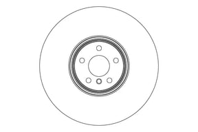 Brake Disc DF6638S - TRW