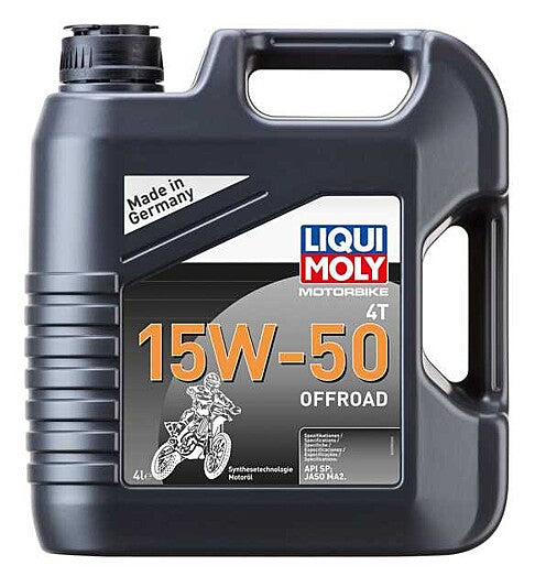 Motorbike 4T 15W-50 Offroad Synthetic Technology 4L - LIQUI MOLY | Universal Auto Spares