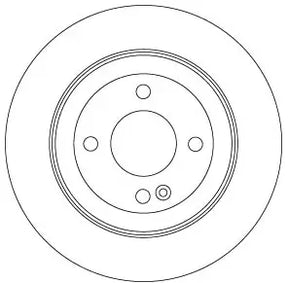 Brake Disc DF7928S - TRW