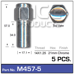 Mag Nuts M457-5 - Nice Products | Universal Auto Spares