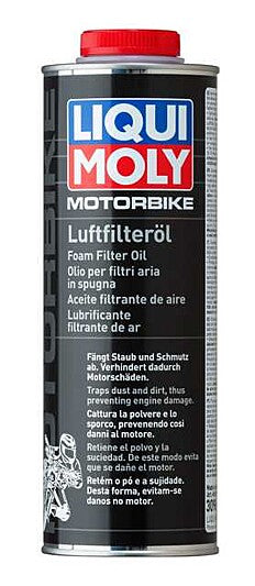 Motor­bike Foam Filter Oil 1L - LIQUI MOLY | Universal Auto Spares