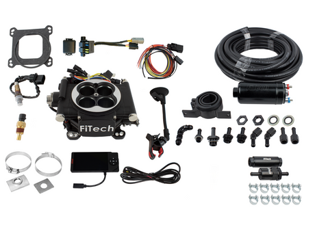 GO EFI 4 200-600HP Black EFI System With Inline Fuel Delivery Kit FI31002 - FiTech
