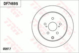 Brake Disc DF7469S - TRW