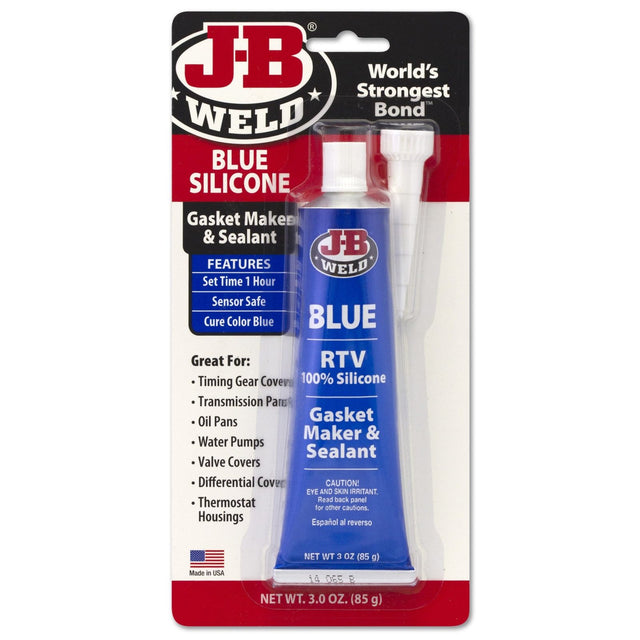 Blue Silicone Gasket Maker & Sealant - J-B Weld | Universal Auto Spares