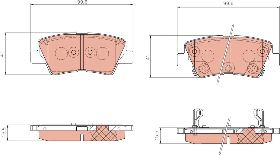 Brake Pad Set, Disc Brake GDB7842DT - TRW