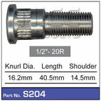 Wheel Stud S204 - Nice Products | Universal Auto Spares