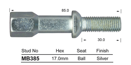 One Piece Stud MB385 - Nice Products | Universal Auto Spares