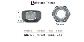 Wheel Nut NN727L - Nice Products | Universal Auto Spares