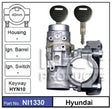 Ignition Lock NI1330 - Nice Products | Universal Auto Spares