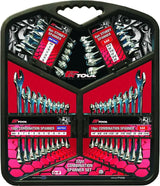32 Pieces Metric & SAE Regular & Stubby CR-V Combination Spanner Set - PKTool