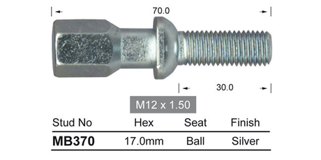 One Piece Stud MB370 - Nice Products | Universal Auto Spares