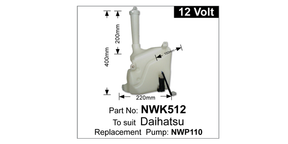 Washer Pump Kit NWK512 - Nice Products | Universal Auto Spares