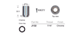 Chrome Nut Allen Key Tapered J132 - Nice Products | Universal Auto Spares