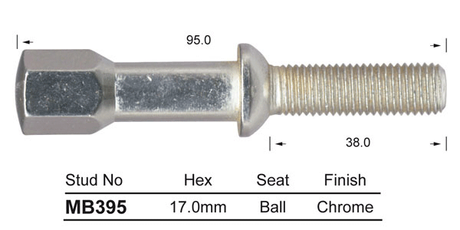 One Piece Stud MB395 - Nice Products | Universal Auto Spares