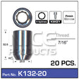 Lock Nuts 20+Key K132-20 - Nice Products | Universal Auto Spares
