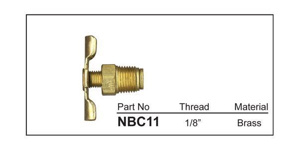 Drain Cock NBC11 - Nice Products | Universal Auto Spares