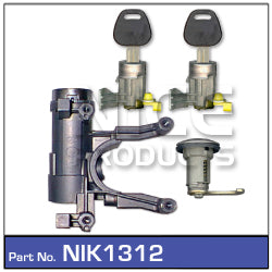 Lock set NIK1312 - Nice Products | Universal Auto Spares