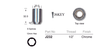 Chrome Nut Allen Key Tapered J232 - Nice Products | Universal Auto Spares