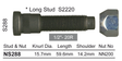 Stud & Nut (226) NS288 - Nice Products | Universal Auto Spares