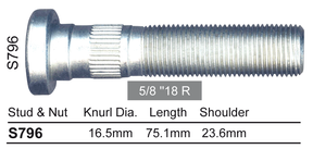 Wheel Stud S796 - Nice Products | Universal Auto Spares