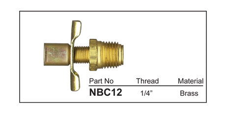 Drain Cock NBC12 - Nice Products | Universal Auto Spares