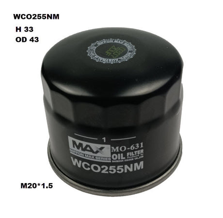 Oil Filter Fits SsangYong WCO255NM - Wesfil