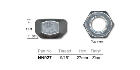 Wheel Nut NN927 - Nice Products | Universal Auto Spares