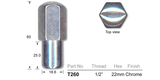 Chrome Nut T260 - Nice Products | Universal Auto Spares