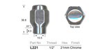 Wheel Nut L221 - Nice Products | Universal Auto Spares