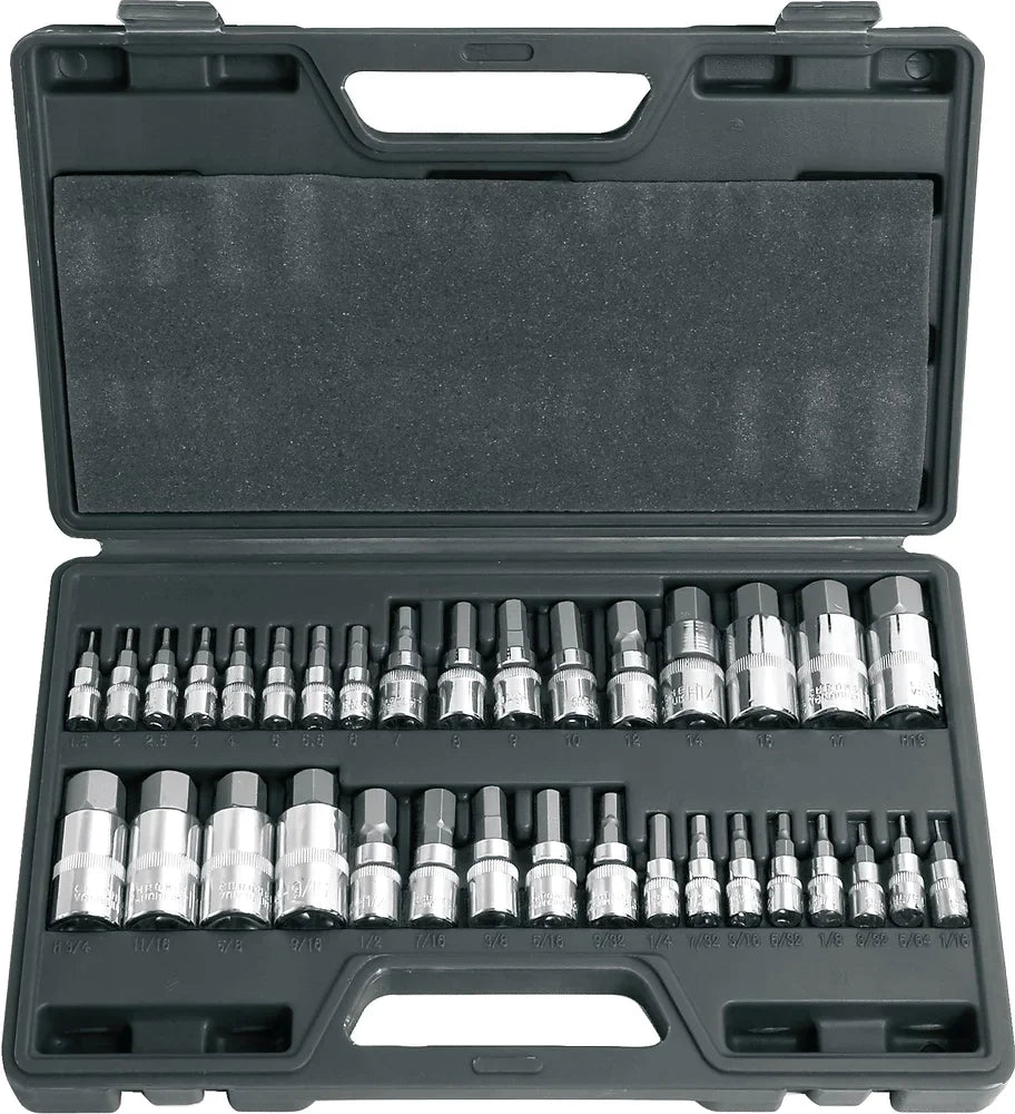 34 Piece Hex Bit Socket Master Set - PKTools | Universal Auto Spares